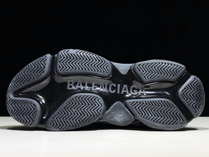 balcia triple s clear sole double black 541624 w09o1 1000