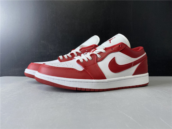 air jordan 1 low gym red white 553558-611