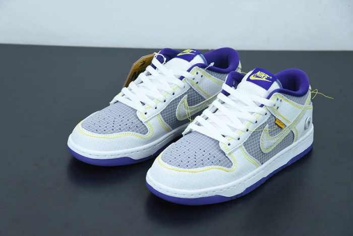 nike dunk low union passport pack grey purple dj9649-500