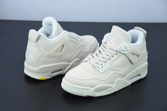 air jordan 4 retro blank canvas dq4909-100
