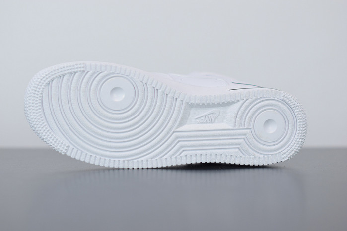 nike air force 1 high dual air white black cj1385-100