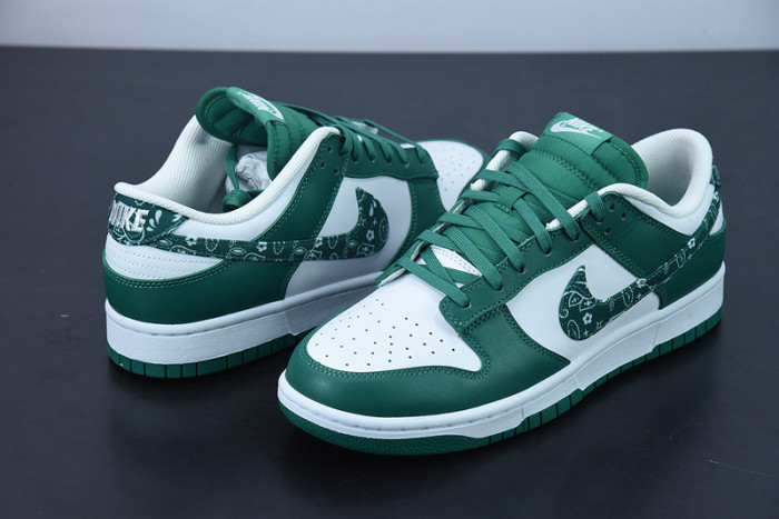 nike dunk low essential paisley pack green dh4401-102