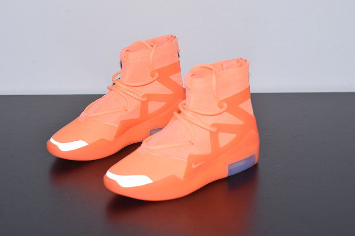 nike air fear of god 1 orange pulse ar4237-800