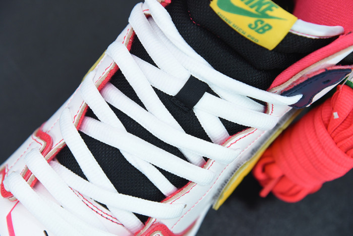 gundam x nike sb dunk high “unicorn” dh7717-100