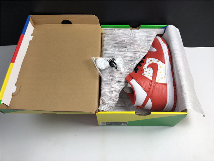 nike dunk high pro sb spm red stars 307385-161