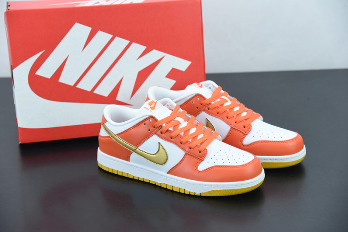 nike dunk low golden orange dq4690-800