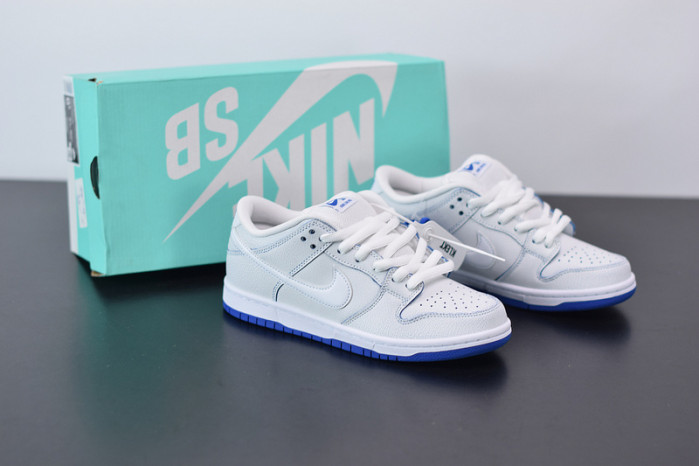 nike sb dunk low premium white game royal cj6884-100