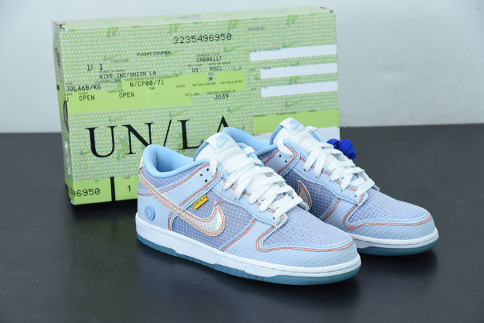 nike dunk low union passport pack blue dj9649-400