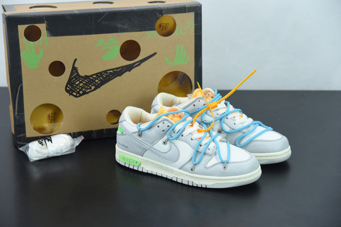 off-white x nike sb dunk low “02 of 50” ow dm1602-115