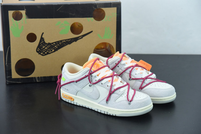 off-white x nike sb dunk low “35 of 50” ow dj0950-114