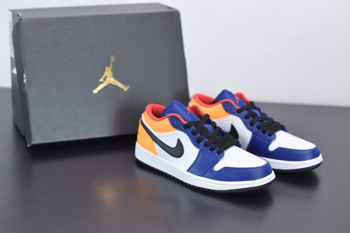 air jordan 1 low white navy yellow 553558-123
