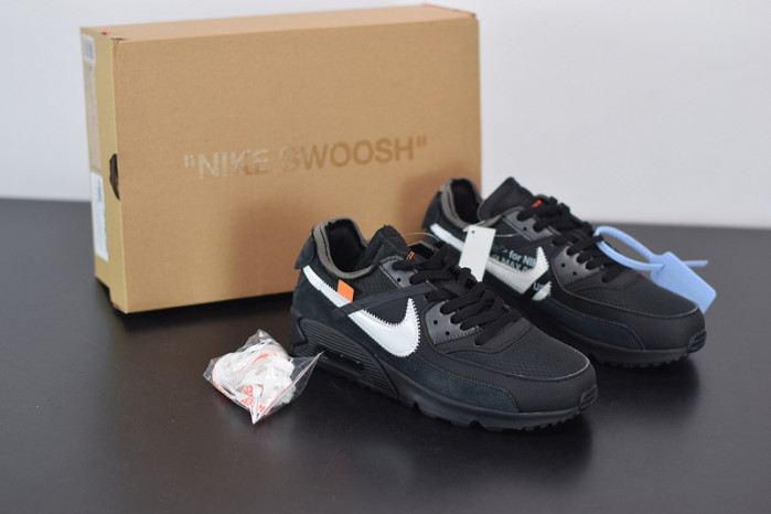 nike air max 90 off-white black aa7293-001