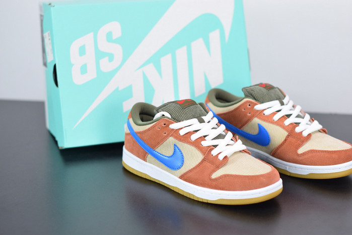 nike sb dunk low corduroy dusty peach bq6817-201