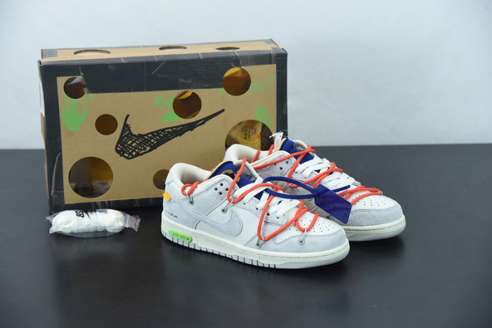 off-white x nike sb dunk low “13 of 50” ow dj0950-110