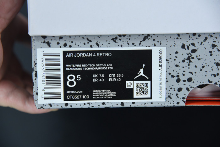 air jordan 4 “white oreo” ct8527-100