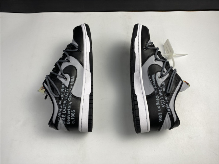 nike sb dunk low off-white black grey ct0856-007