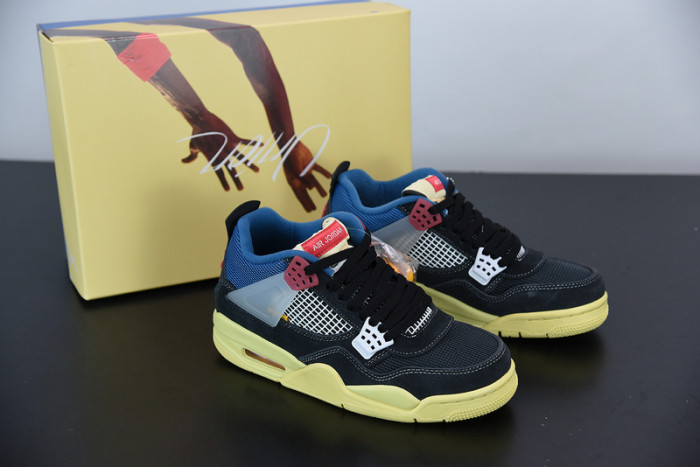 air jordan 4 retro union off noir dc9533-001