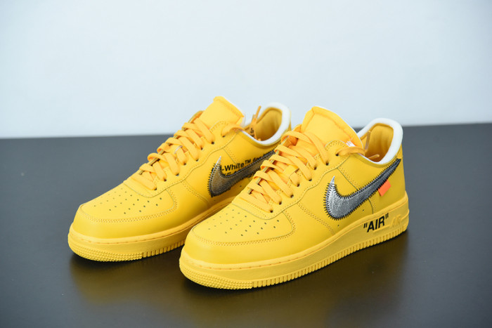 off-white x nike air force 1 low “university gold” dd1876-700