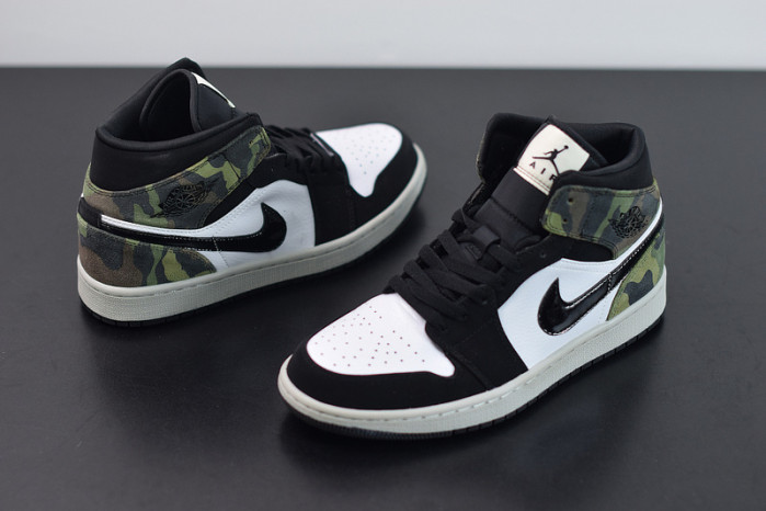 air jordan 1 mid camo cw5490-001