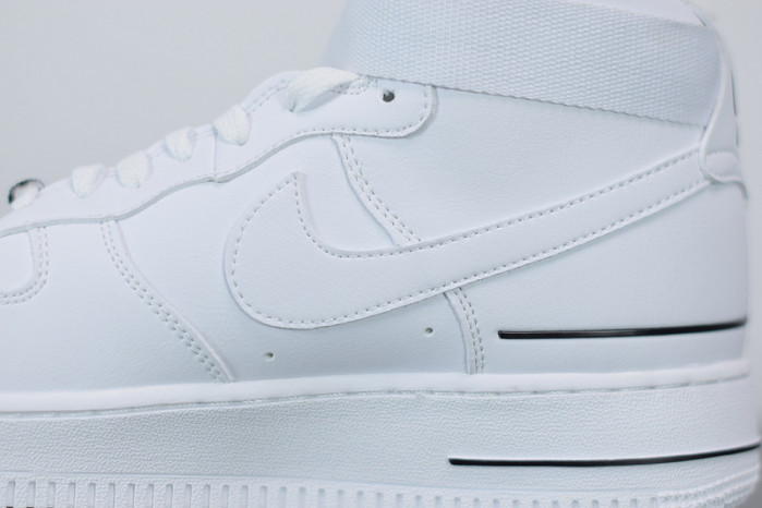 nike air force 1 high dual air white black cj1385-100