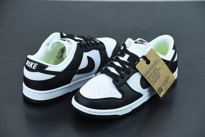 nike dunk low next nature white black panda dd1873-102
