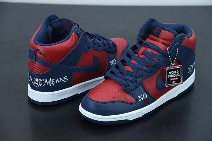 nike sb dunk high S*p*e by any means navy dn3741-600