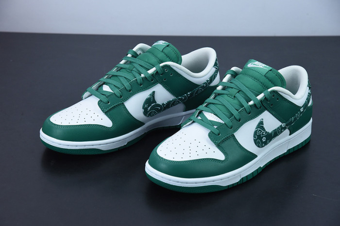 nike dunk low essential paisley pack green dh4401-102