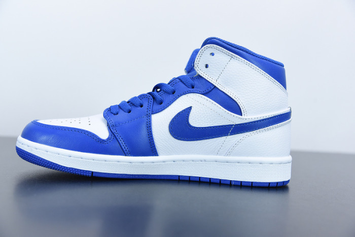 air jordan 1 mid “hyper royal” 554724-114