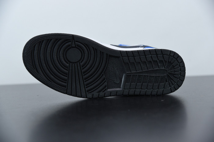 air jordan 1 mid signal blue dd6834-402