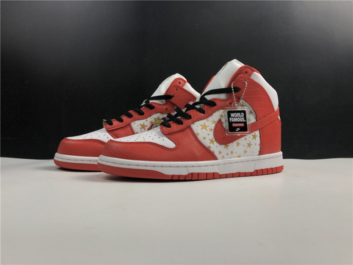 nike dunk high pro sb spm red stars 307385-161