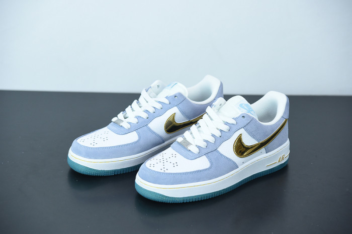 nike air force 1 07 an20 white psychic blue metallic gold ct9963-100