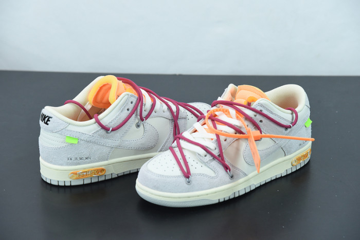 off-white x nike sb dunk low “35 of 50” ow dj0950-114