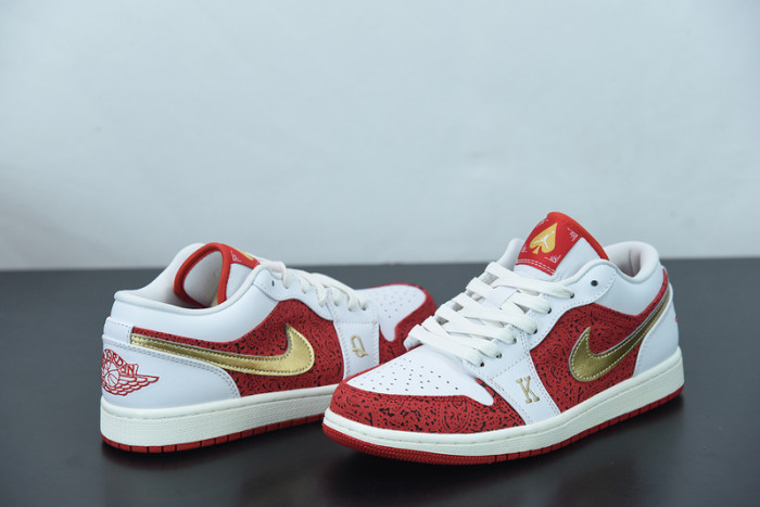 air jordan 1 low spades dj5185-100