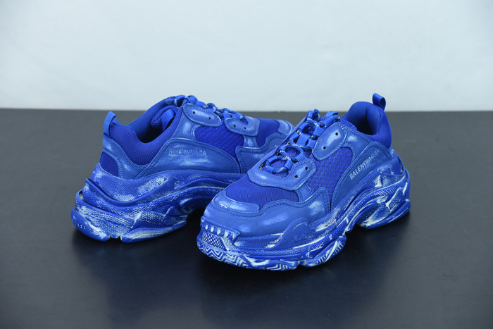 balcia triple s sneaker faded blue