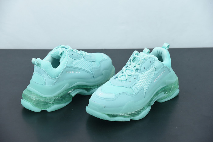 balcia triple s sneaker clear sole green