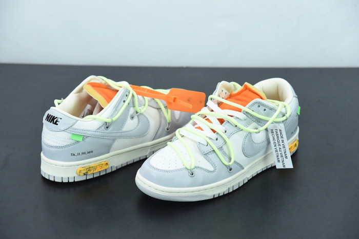 off-white x nike sb dunk low “43 of 50” ow dm1602-128