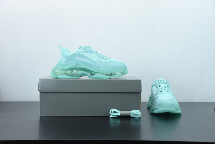 balcia triple s sneaker clear sole green