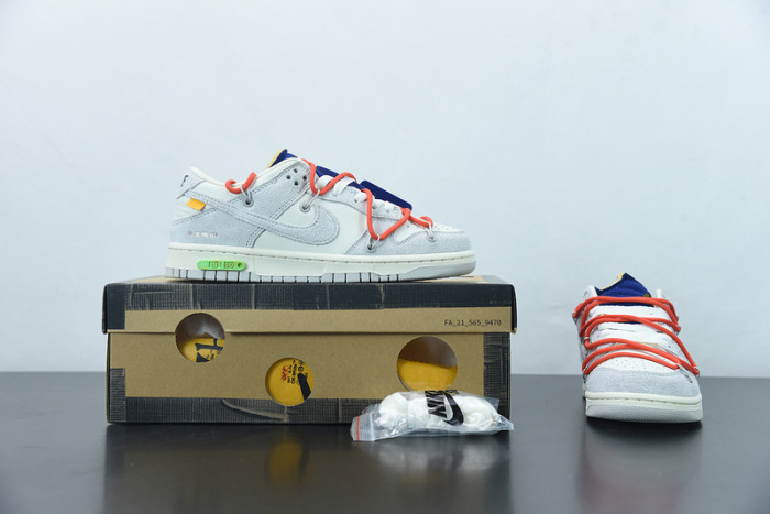 off-white x nike sb dunk low “13 of 50” ow dj0950-110