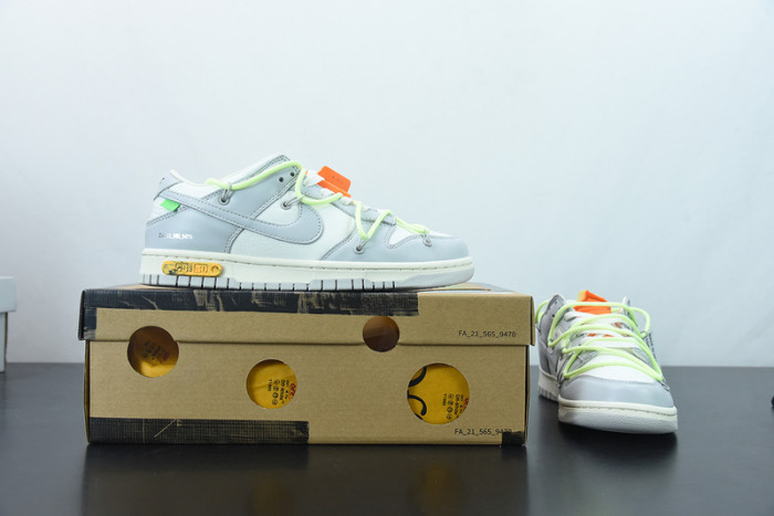 off-white x nike sb dunk low “43 of 50” ow dm1602-128