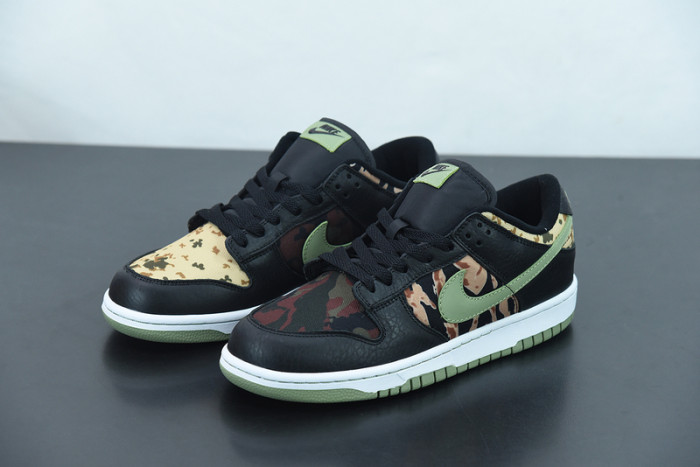 nike dunk low “black multi camo” dh0957-001