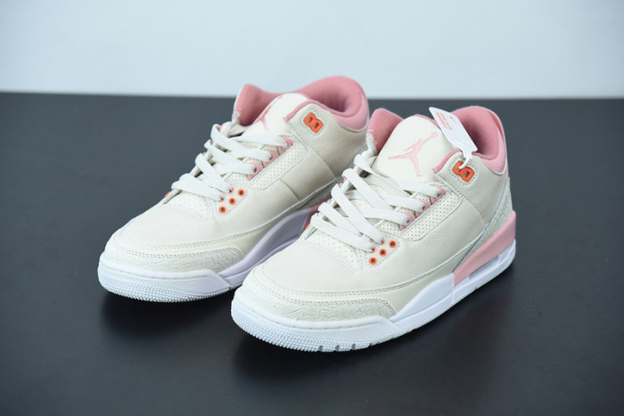 air jordan 3 retro sail rust pink ck9246-116