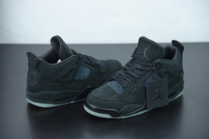 kaws x air jordan 4 black aj4 930155-001