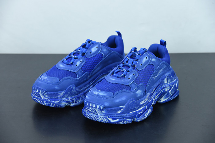 balcia triple s sneaker faded blue