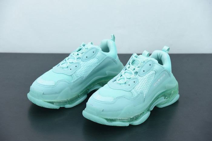 balcia triple s sneaker clear sole green