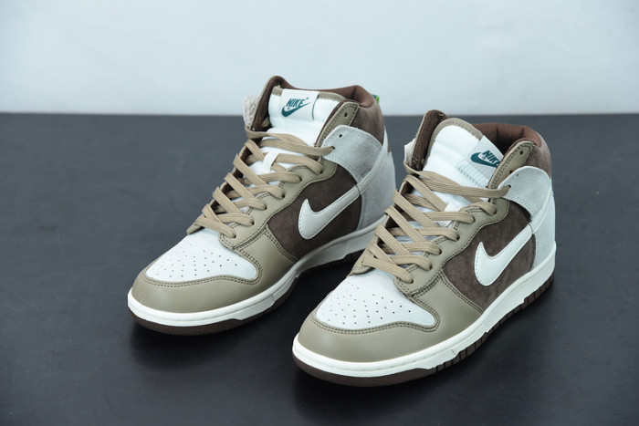 nike dunk high light chocolate dh5348-100