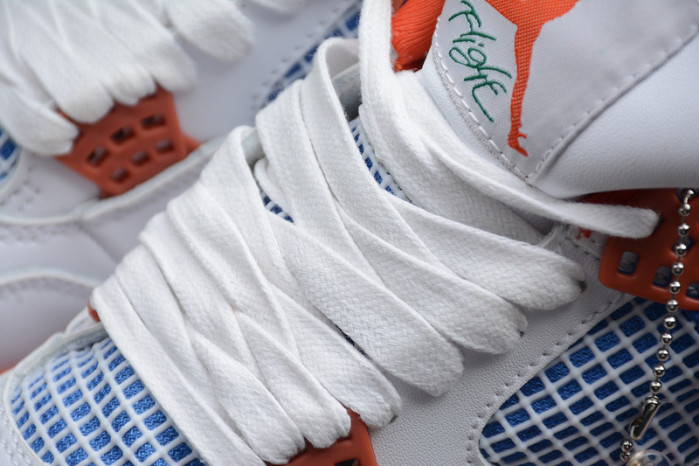 air jordan 4 retro og white blue orange 308497-171