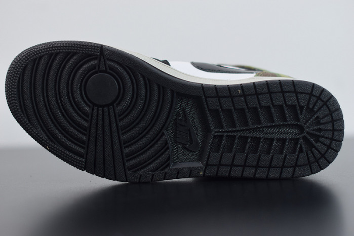 air jordan 1 mid camo cw5490-001