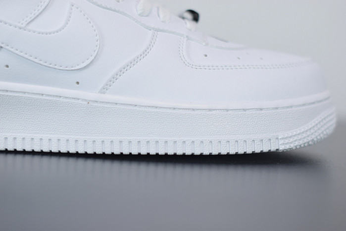 nike air force 1 high dual air white black cj1385-100