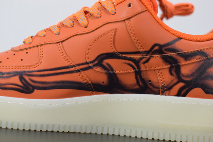 nike air force 1 skeleton ‘brilliant orange’cu8067-800