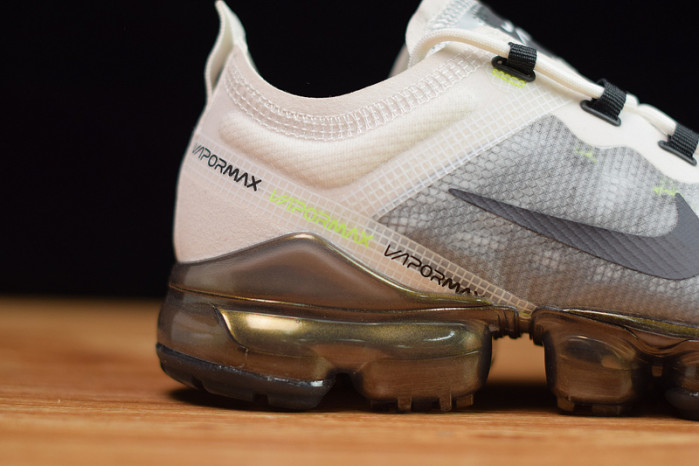 nike air vapormax 2019 premium white platinum tint lime blast at6810-100